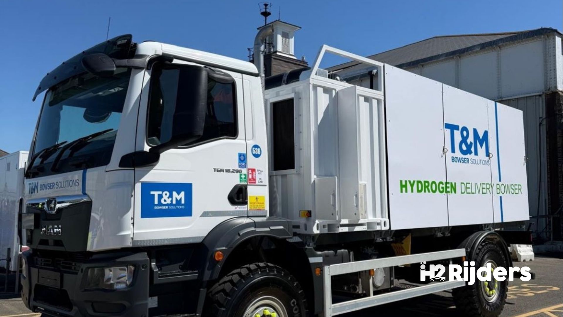 T&M kondigt 4x4-waterstoftruck aan voor het ruigste bouwterrein